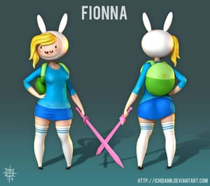 This is the Avatar Image for the Fionna - Hora de Aventura (Iara Riça) AI Voice and Text to Speech Generator